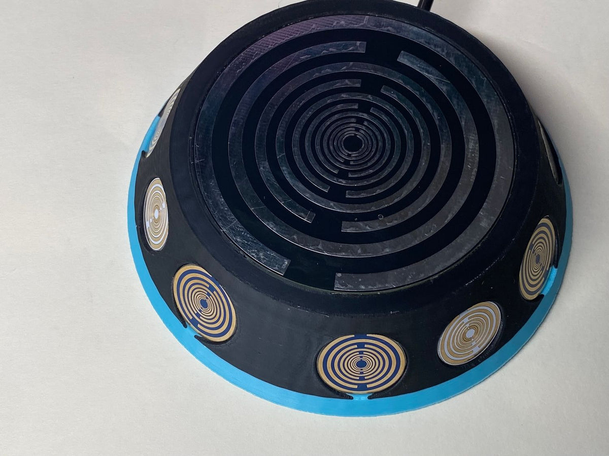 VibraNex 69 mm UFO – 2-farbig, Oberflächenplatte zinnlegiert – EINZELSTÜCK – Produktansicht 1