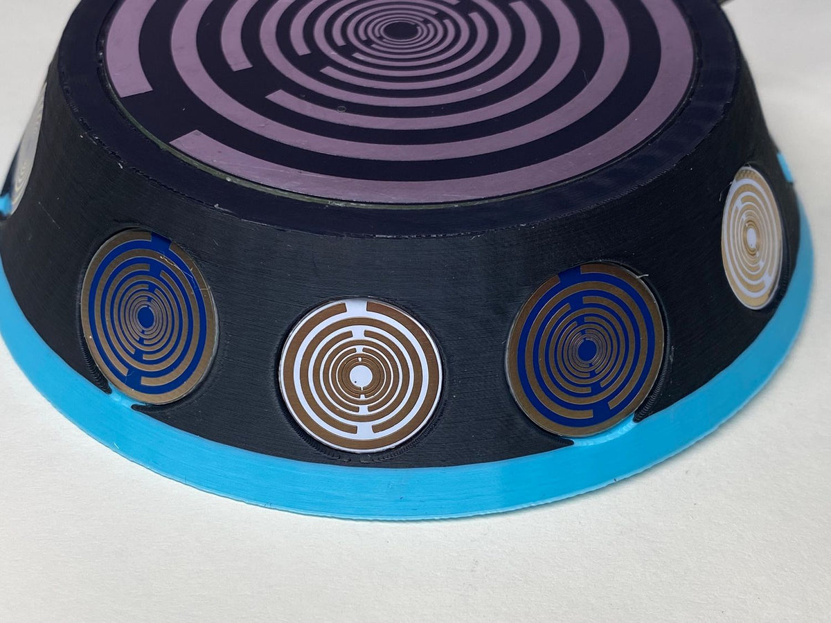 VibraNex 69 mm UFO – 2-farbig, Oberflächenplatte zinnlegiert – EINZELSTÜCK – Produktansicht 1