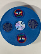 69 mm VibraNex UFO – Einhorn matt, Oberflächenplatte zinnlegiert – EINZELSTÜCK – Produktansicht 1