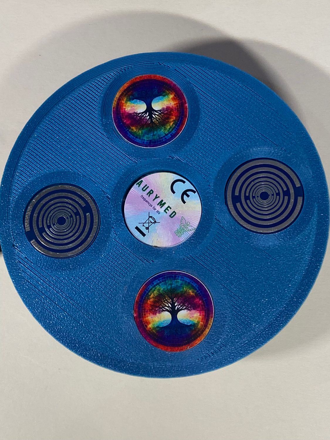 69 mm VibraNex UFO – Einhorn matt, Oberflächenplatte zinnlegiert – EINZELSTÜCK – Produktansicht 1