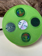 69 mm VibraNex UFO – Einhorn matt, Oberflächenplatte zinnlegiert – EINZELSTÜCK – Produktansicht 1