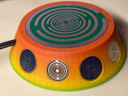 69 mm VibraNex UFO – Einhorn matt, Oberflächenplatte zinnlegiert – EINZELSTÜCK – Produktansicht 1