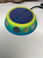 69 mm VibraNex UFO – Einhorn matt, Oberflächenplatte zinnlegiert – EINZELSTÜCK – Produktansicht 1