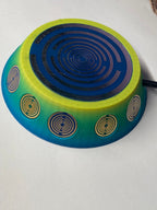 69 mm VibraNex UFO – Einhorn matt, Oberflächenplatte zinnlegiert – EINZELSTÜCK – Produktansicht 1