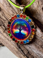 Amulett Glamour – Strassteine, Baum des Lebens – Produktansicht 1
