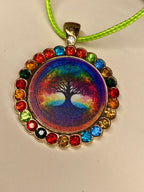 Amulett Glamour – Strassteine, Baum des Lebens – Produktansicht 1