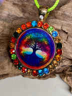 Amulett Glamour – Strassteine, Baum des Lebens – Produktansicht 1
