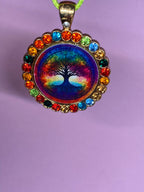 Amulett Glamour – Strassteine, Baum des Lebens – Produktansicht 1