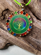 Amulett Glamour – Strassteine, Baum des Lebens – Produktansicht 1