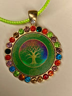 Amulett Glamour – Strassteine, Baum des Lebens – Produktansicht 1