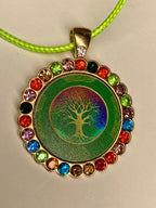 Amulett Glamour – Strassteine, Baum des Lebens – Produktansicht 1