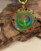 Amulett Glamour – Strassteine, Baum des Lebens – Produktansicht 1