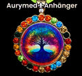 Amulett Glamour – Strassteine, Baum des Lebens – Produktansicht 1