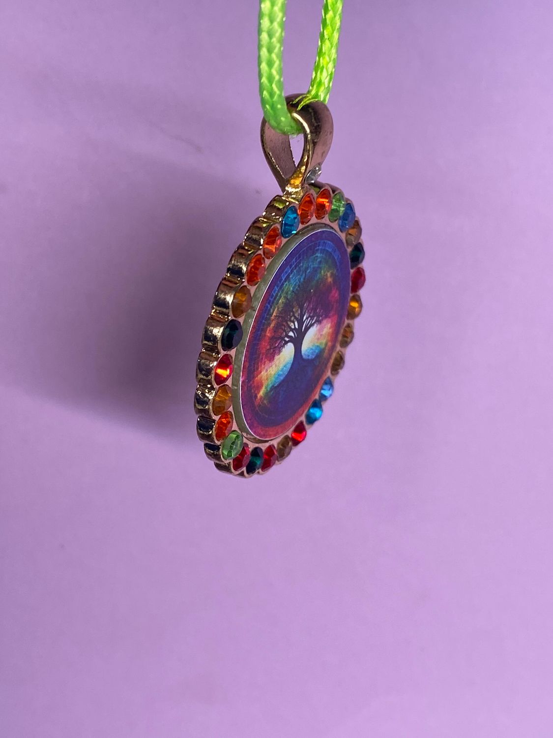 Amulett Glamour – Strassteine, Baum des Lebens – Produktansicht 1
