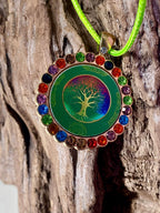 Amulett Glamour – Strassteine, Baum des Lebens – Produktansicht 1