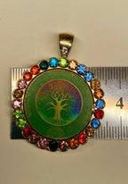 Amulett Glamour – Strassteine, Baum des Lebens – Produktansicht 1