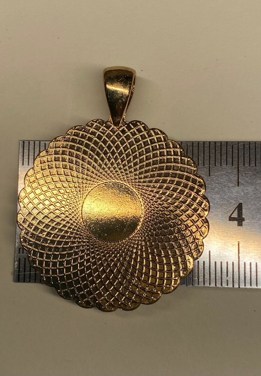 Amulett Glamour – Strassteine, Blume des Lebens – Produktansicht 1