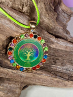 Amulett Glamour – Strassteine, Baum des Lebens – Produktansicht 1