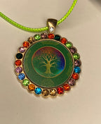 Amulett Glamour – Strassteine, Baum des Lebens – Produktansicht 1