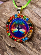 Amulett Glamour – Strassteine, Baum des Lebens – Produktansicht 1