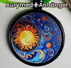 Amulett – schwarz, Himmel, Disc 25 mm – Produktansicht 1