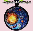 Amulett – schwarz, Himmel, Disc 25 mm – Produktansicht 1