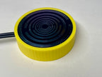 50 mm VibraNex flach, gelb, Oberflächenplatte zinnlegiert – Produktansicht 1
