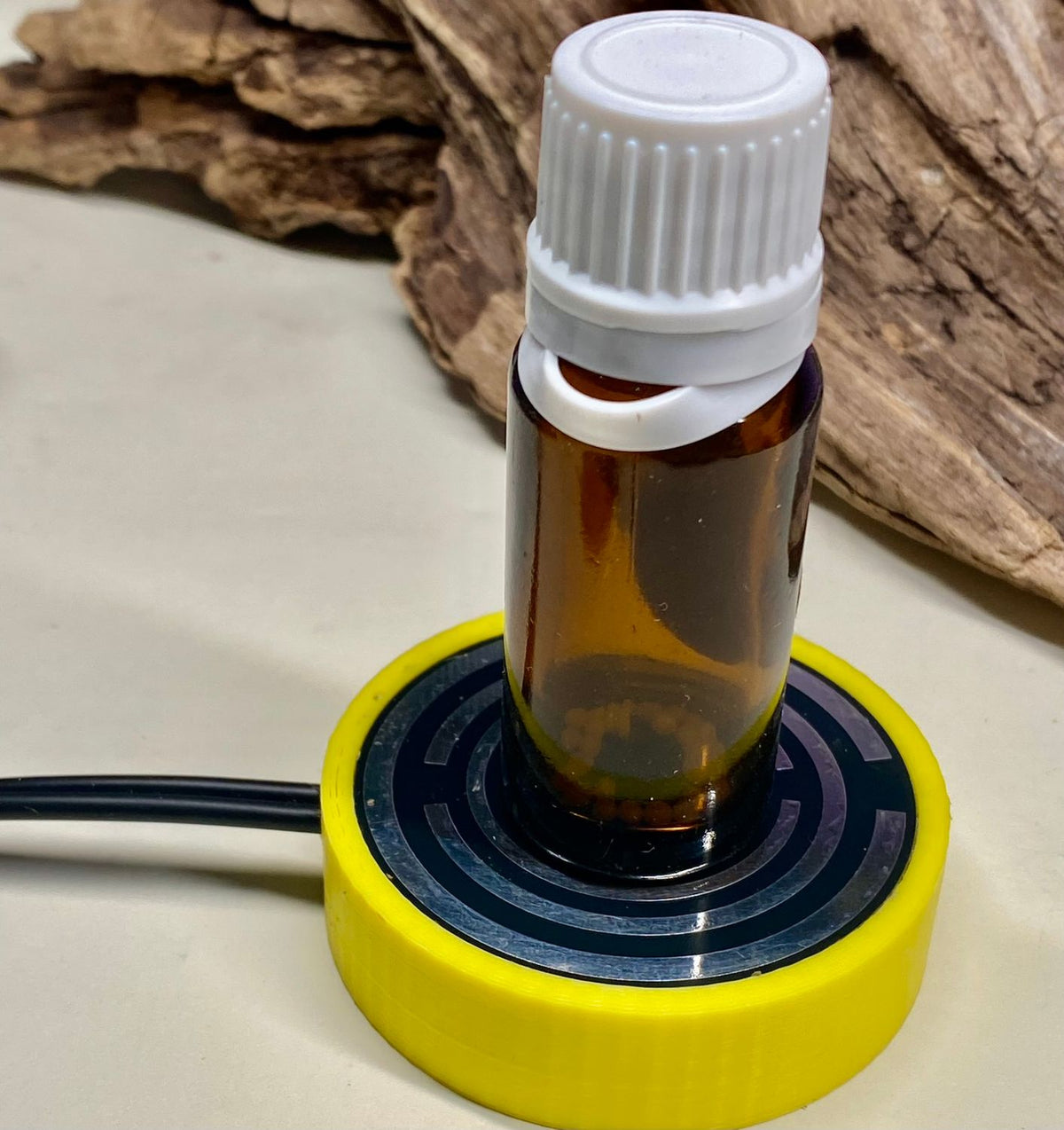 50 mm VibraNex flach, gelb, Oberflächenplatte zinnlegiert – Produktansicht 1