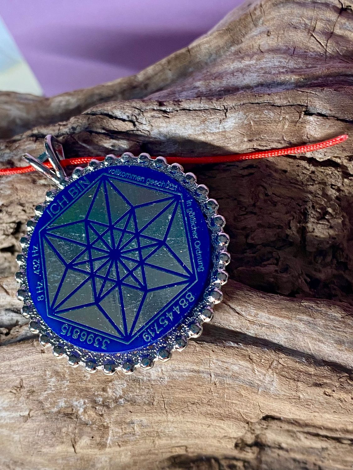 Amulett – Bifilar Spule – Vector Equilibrium – Bifilar / Fermat + Vector Equilibrium – 35 mm / zinnlegiert – Produktansicht 1