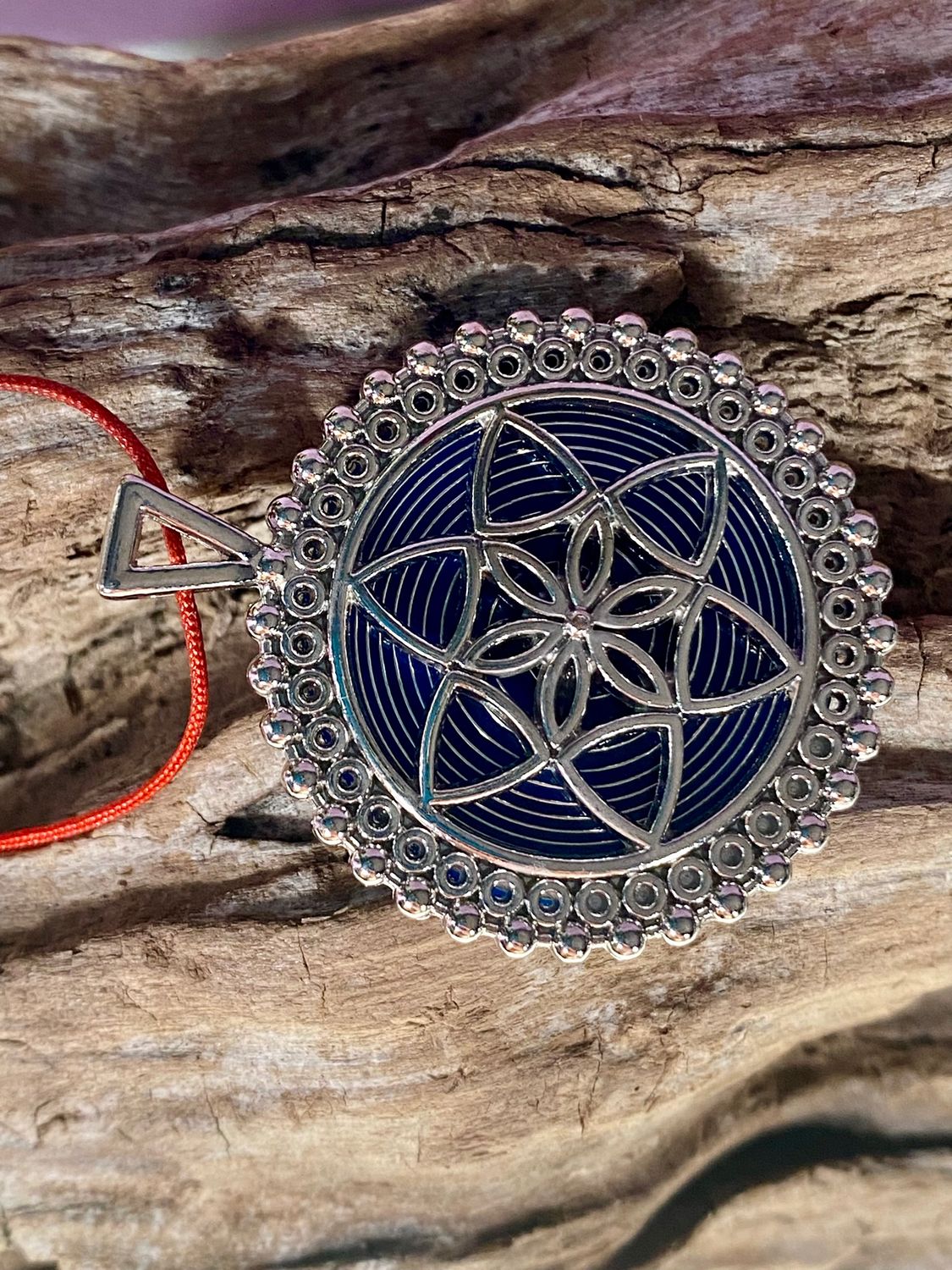 Amulett – Bifilar Spule – Vector Equilibrium – Bifilar / Fermat + Vector Equilibrium – 35 mm / zinnlegiert – Produktansicht 1