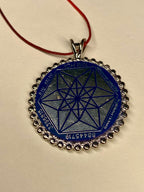 Amulett – Bifilar Spule – Vector Equilibrium – Bifilar / Fermat + Vector Equilibrium – 35 mm / zinnlegiert – Produktansicht 1