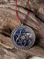 Amulett – Bifilar Spule – Vector Equilibrium – Bifilar / Fermat + Vector Equilibrium – 35 mm / zinnlegiert – Produktansicht 1