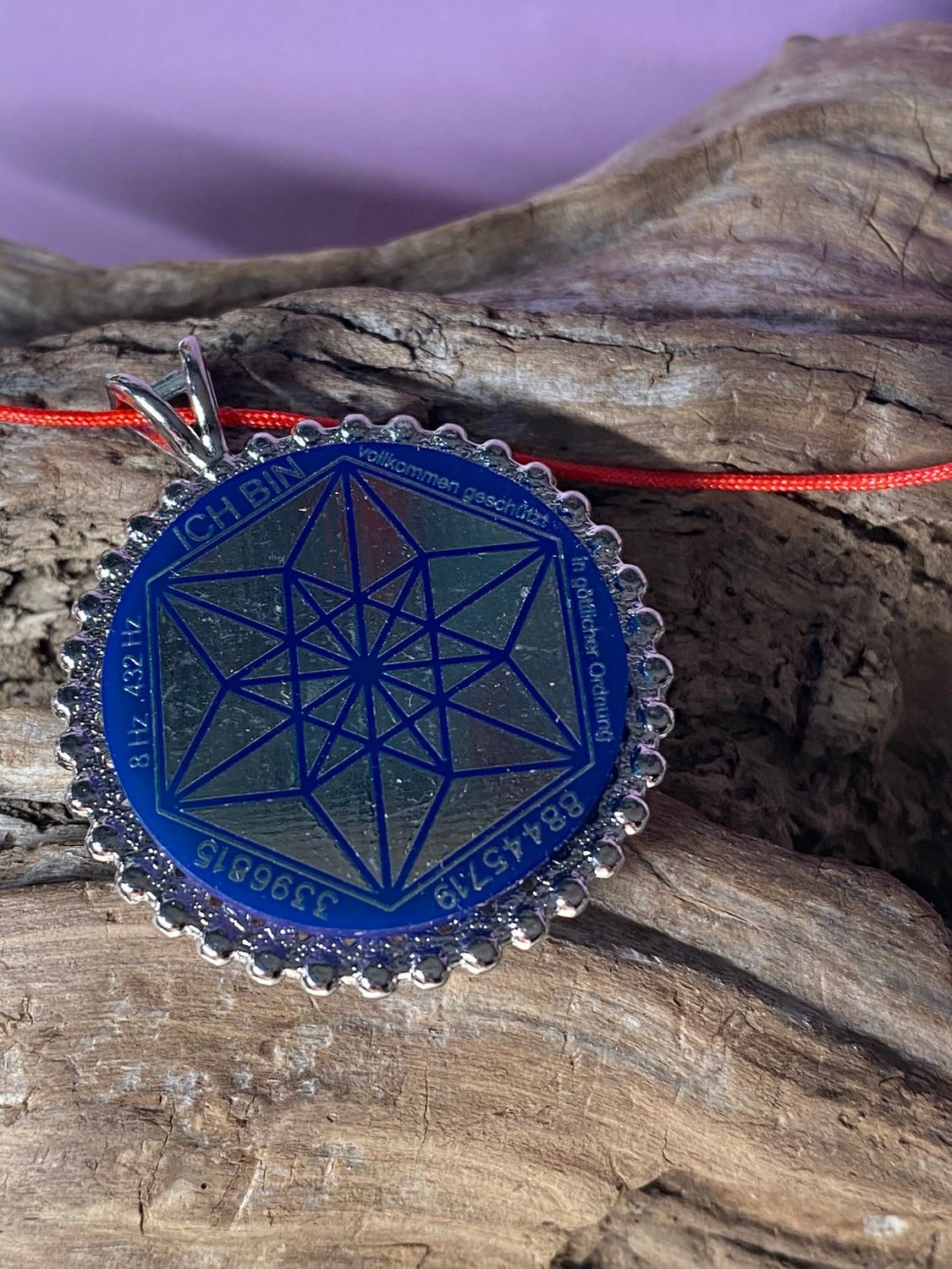 Amulett – Bifilar Spule – Vector Equilibrium – Bifilar / Fermat + Vector Equilibrium – 35 mm / zinnlegiert – Produktansicht 1