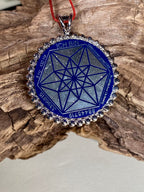 Amulett – Bifilar Spule – Vector Equilibrium – Bifilar / Fermat + Vector Equilibrium – 35 mm / zinnlegiert – Produktansicht 1