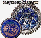 Amulett – Bifilar Spule – Vector Equilibrium – Bifilar / Fermat + Vector Equilibrium – 35 mm / zinnlegiert – Produktansicht 1