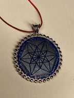 Amulett – Bifilar Spule – Vector Equilibrium – Bifilar / Fermat + Vector Equilibrium – 35 mm / zinnlegiert – Produktansicht 1