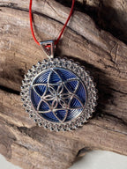 Amulett – Bifilar Spule – Vector Equilibrium – Bifilar / Fermat + Vector Equilibrium – 35 mm / zinnlegiert – Produktansicht 1