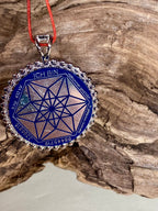 Amulett – Bifilar Spule – Vector Equilibrium – Bifilar / Fermat + Vector Equilibrium – 35 mm / zinnlegiert – Produktansicht 1
