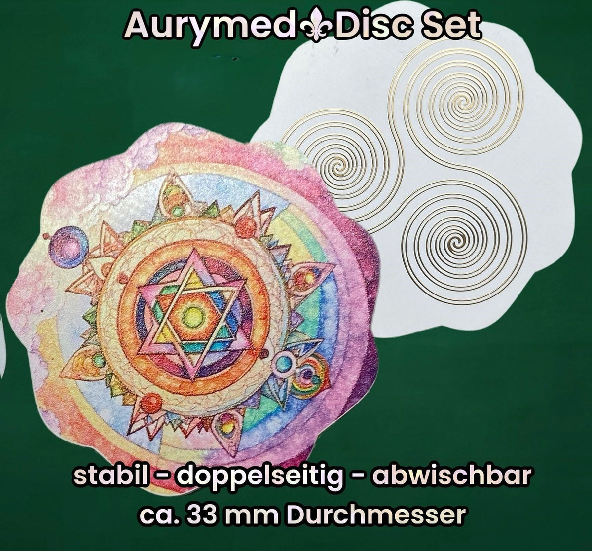 33 mm Discs – Triskele & galaktischer Jahreszeitkreis – Sparset