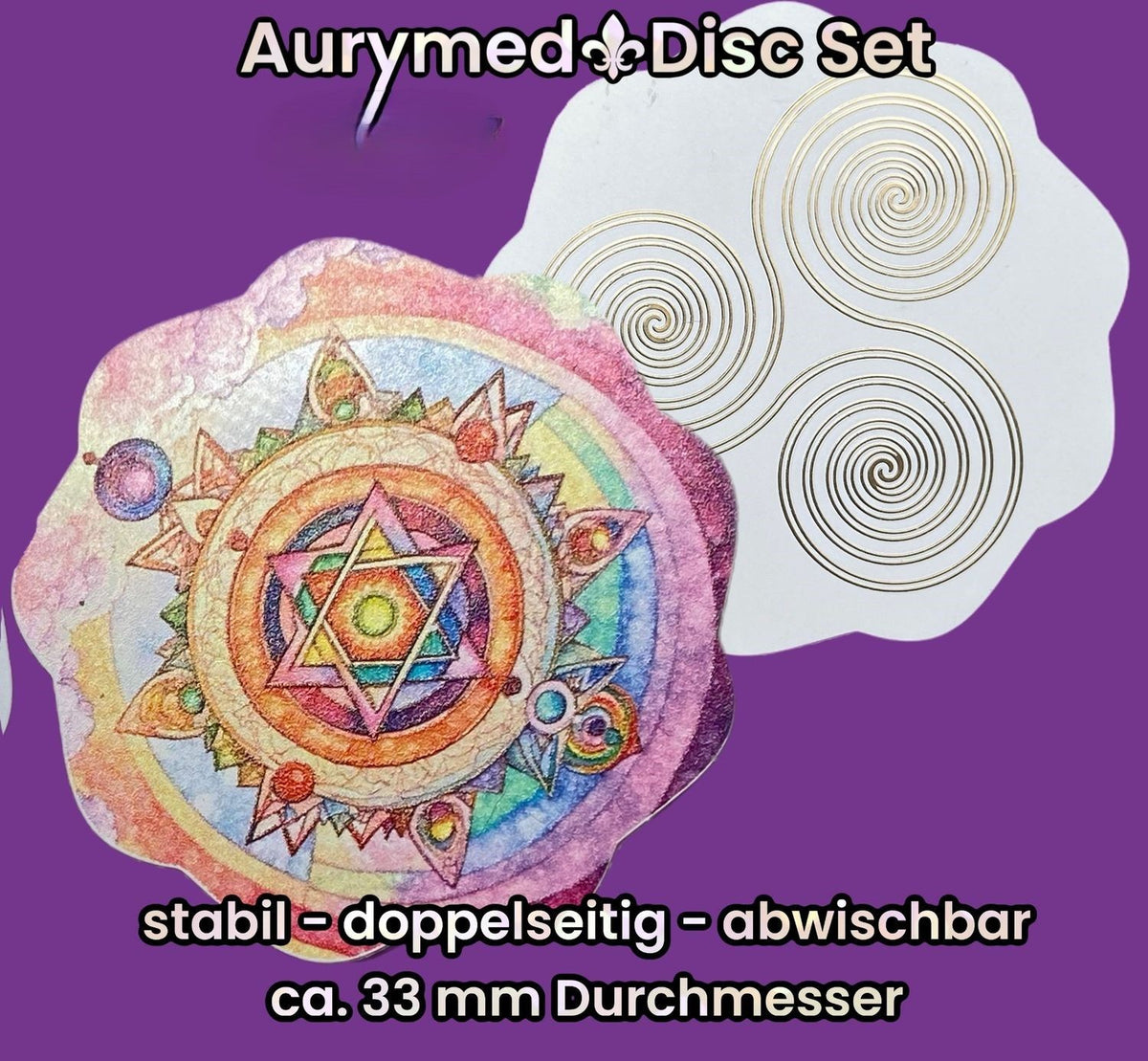 33 mm Discs – Triskele & galaktischer Jahreszeitkreis – Sparset