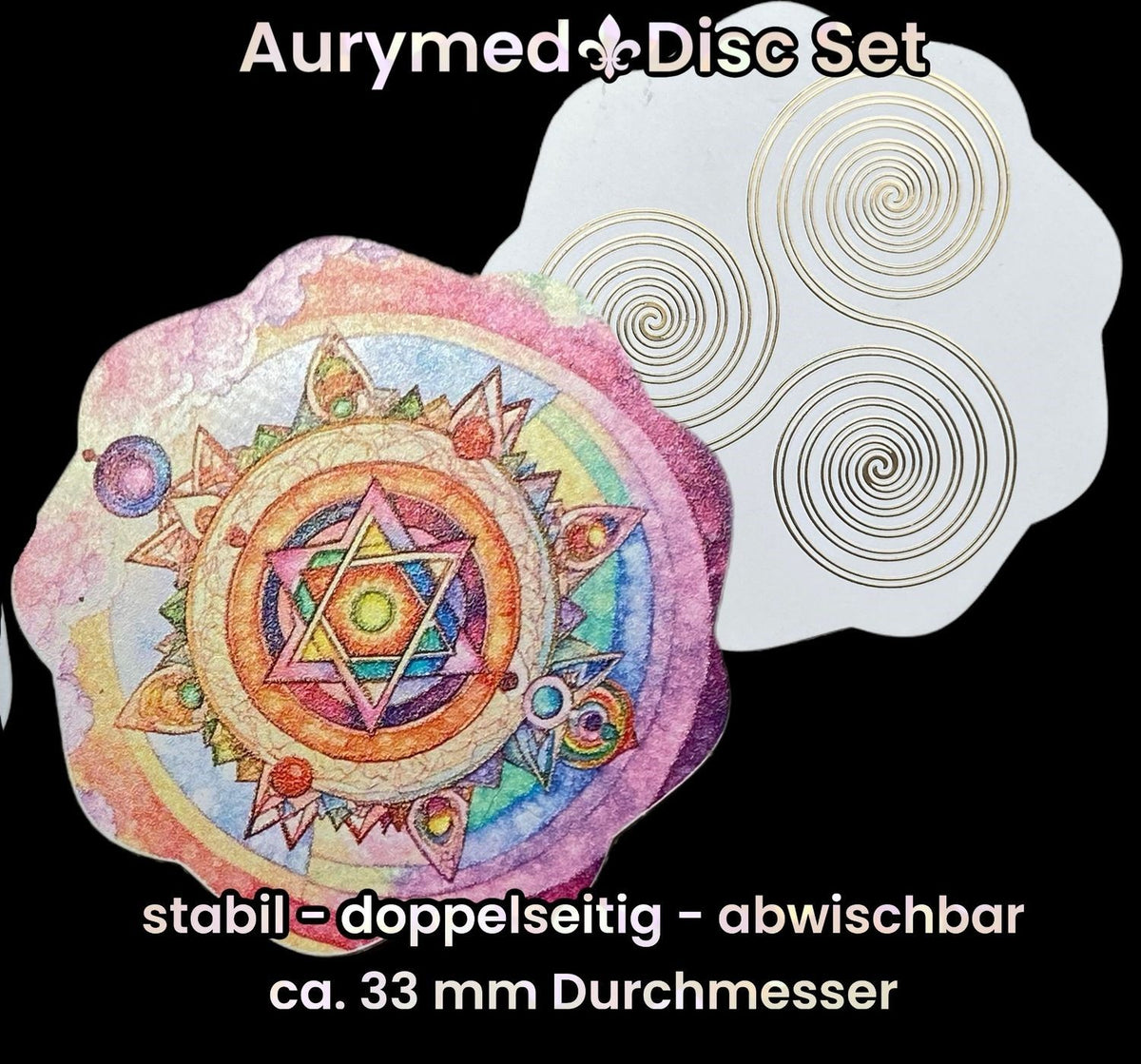 33 mm Discs – Triskele & galaktischer Jahreszeitkreis – Sparset