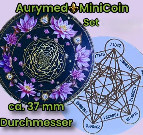37 mm Discs – Metatron, Sri Yantra & Lotus – Sparset