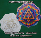 37 mm Disc 6er-Set – Metatron & Lotus – goldlegiert – Bild 21