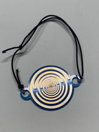 Armband - 1 Stück - Lakhovsky Style Design, doppelseitige Symbolik mit Gold legiert, Kupfer unterlegt