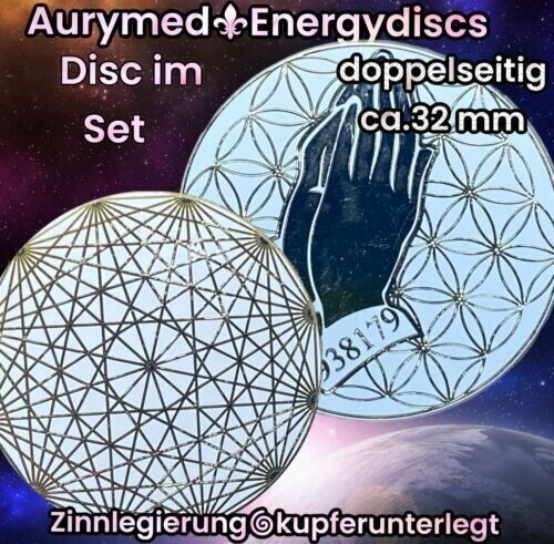 32 mm Discs – Dodecagram, Blume des Lebens & betende Hände – Sparset