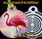 Krafttier Anhänger Flamingo – Produktansicht 1