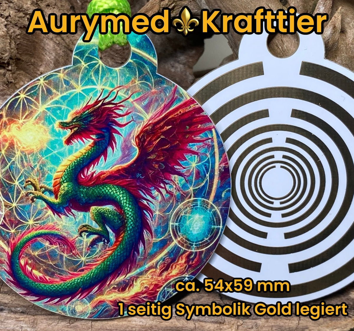 Krafttier Anhänger Drache – Produktansicht 1