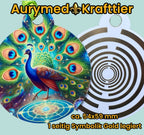 Krafttier Anhänger Pfau – Produktansicht 1