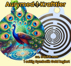 Krafttier Anhänger Pfau – Produktansicht 1