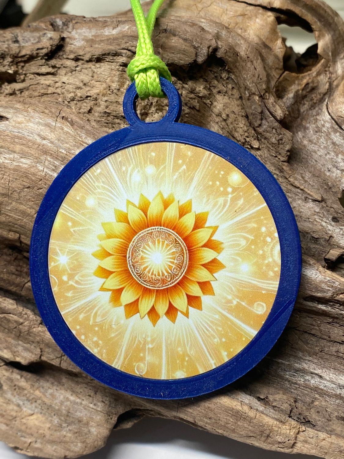 Anhänger Sonnenblume mit PLA Ring (Farbe wählbar) – Produktansicht 29